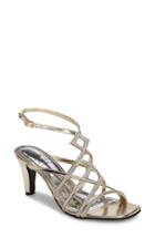 Women's Love And Liberty Sandy Embellished Sandal M - Metallic