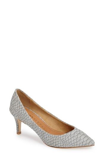 Women's Athena Alexander Tikka Pointy Toe Pump .5 M - Grey