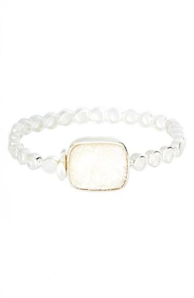Women's Stephen Dweck Carved Moonstone Bracelet