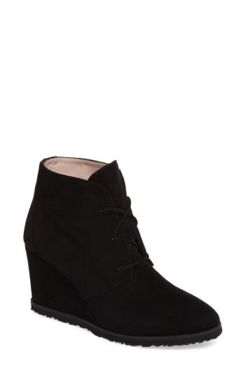 Women's Taryn Rose Marta Wedge Bootie M - Black