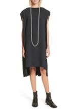 Women's Mm6 Maison Margiela Imitation Pearl Belt Shift Dress Us / 40 It - Black