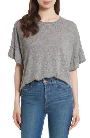 Women's The Great. The Ruffle Sleeve Tee