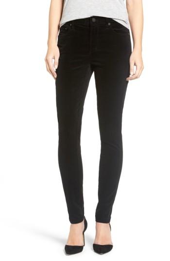 Women's Citizens Of Humanity Rocket High Waist Velveteen Skinny Pants - Black