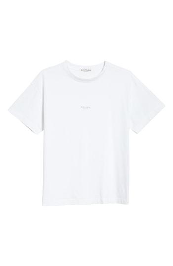 Men's Acne Studios Logo Graphic T-shirt - White