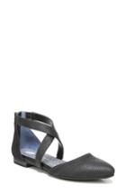 Women's Dr. Scholl's Pointy Toe Flat M - Black