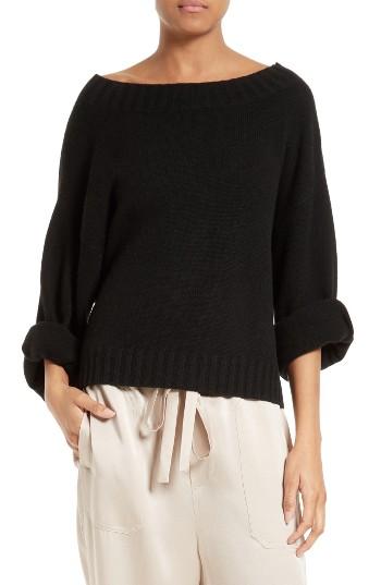 Women's Vince Cashmere Pullover - Black