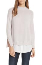 Women's Brochu Walker Strand Layered Wool Cashmere Sweater - Pink