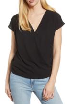 Women's Gibson Draped Faux Wrap Top