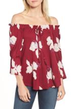 Women's Lucky Brand Floral Off The Shoulder Top