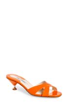 Women's Brian Atwood Cinzia Crisscross Slide Us / 35eu - Orange
