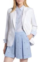 Women's 1901 Linen Blend Blazer - White