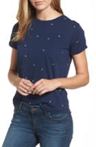 Women's Lucky Brand Embroidered Crewneck Tee