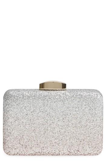 Nordstrom Ombre Glitter Minaudiere - Pink