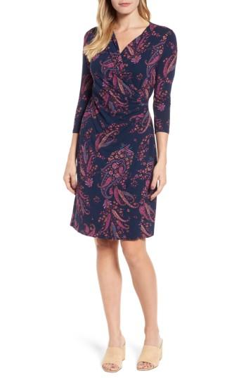 Women's Tommy Bahama Paisley Daze Faux Wrap Dress - Blue