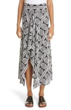 Women's Zero + Maria Cornejo Circle Fil Coupe Drape Skirt - Black