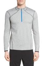 Men's Sodo 'elevate' Moisture Wicking Stretch Quarter Zip Pullover, Size - Grey