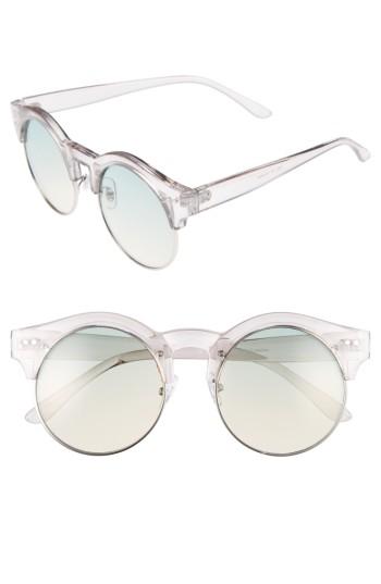 Women's Bp. 50mm Round Gradient Lens Sunglasses - Grey Clear