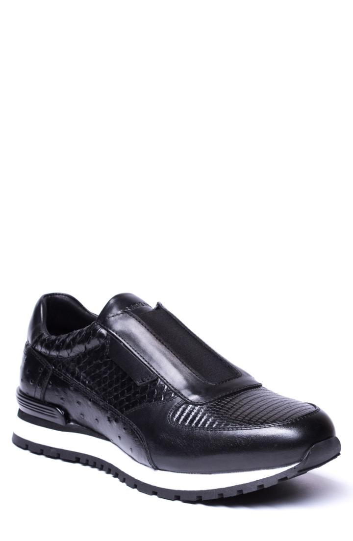 Men's Jared Lang Barrett Embossed Slip-on Sneaker