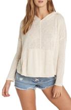 Women's Billabong These Days Hooded Swing Top - White