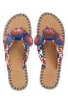 Women's Kate Spade New York Idette Fringe Flip Flop .5 M - Blue