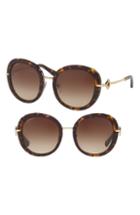 Women's Bvlgari 53mm Gradient Sunglasses - Dark Havana