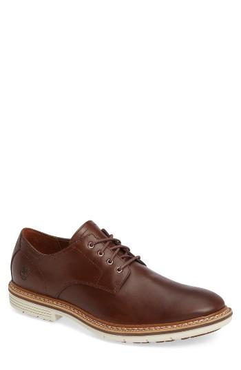 Men's Timberland Naples Trail Plain Toe Derby .5 M - Brown