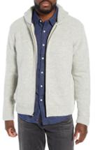 Men's The Normal Brand Regular Fit Zip Sweater Jacket - Beige