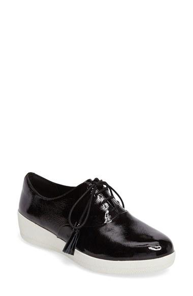 Women's Fitflop(tm) 'superoxford' Wedge M - Black