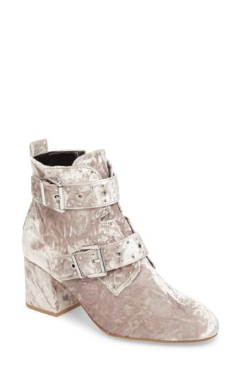 Women's Rebecca Minkoff Logan Studded Bootie .5 M - Grey