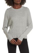 Women's Bp. Crewneck Variegated Rib-knit Sweater - Grey