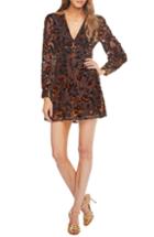 Women's Astr The Label Vivian Floral Burnout Dress - Brown