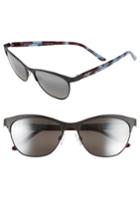 Women's Maui Jim Popoki 54mm Polarizedplus2 Sunglasses - Satin Black/ Neutral Grey