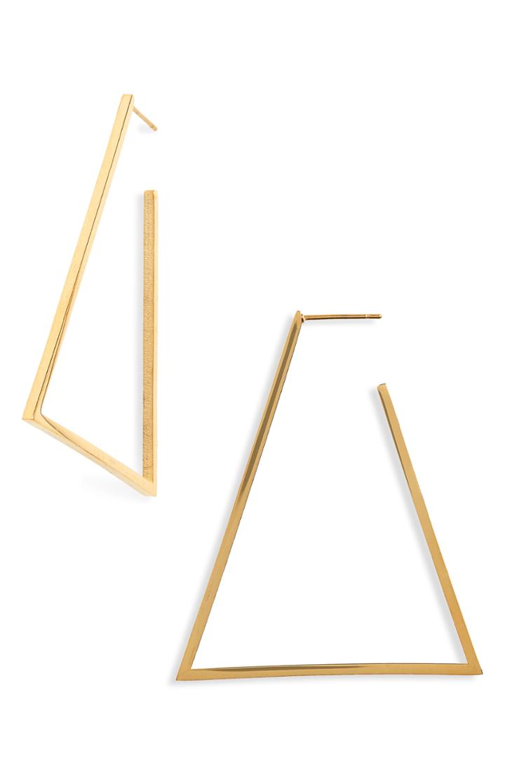 Women's Ellie Vail Lola Triangle Hoop Earrings