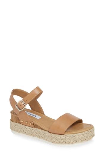 Women's Steve Madden Chiara Platform Espadrille Sandal M - Beige