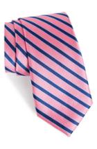 Men's Nordstrom Men's Shop 'marvelous Stripe' Silk Tie, Size - Pink