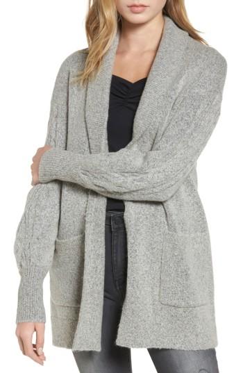 Women's Hinge Longline Cardigan - Grey