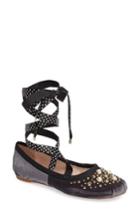 Women's Topshop Kisses Ballet Flat .5us / 36eu - Grey