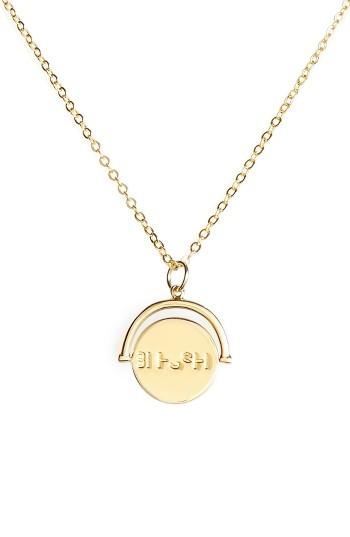 Women's Lulu Dk Blessed Love Code Charm Necklace
