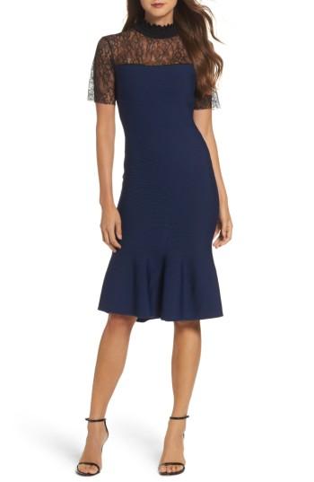 Women's Sachin & Babi Noir Deena Fit & Flare Dress - Blue