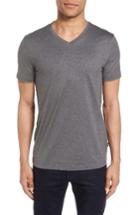 Men's Boss V-neck T-shirt - Grey