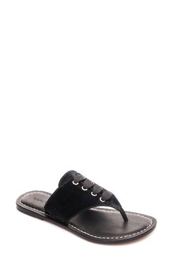 Women's Bernardo Matilda Thong Sandal .5 M - Black