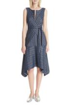 Women's Tracy Reese Directional Stripe A-line Dress - Blue