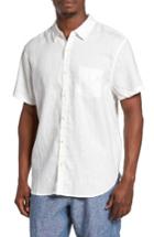 Men's Lucky Brand Ballona Linen Shirt - White