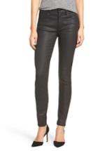 Women's Madewell 'high Riser' Coated Skinny Jeans - Black