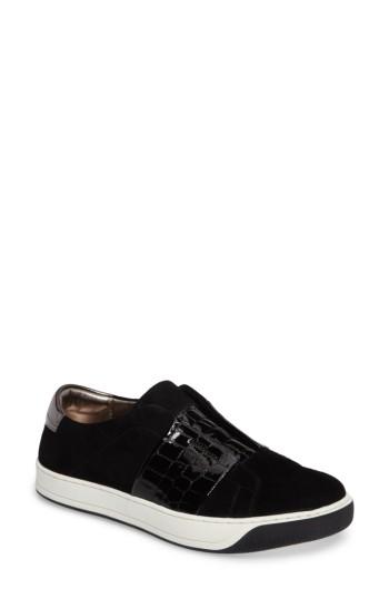 Women's Johnston & Murphy Eden Slip-on Sneaker M - Black