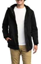 Men's Rvca Ground Control Ii Cotton Parka - Black