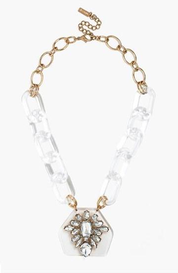 Baublebar Pendant Necklace Clear Multi/