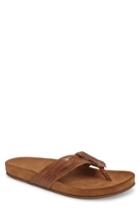 Men's John Varvatos Almada Woven Flip-flop M - Brown