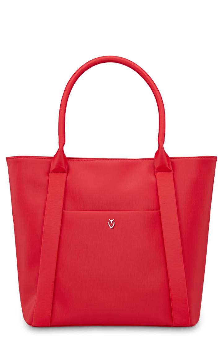 Vessel Signature 2.0 Faux Leather Medium Tote - Red