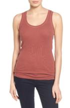 Women's Caslon Ribbed Racerback Tank, Size - Red